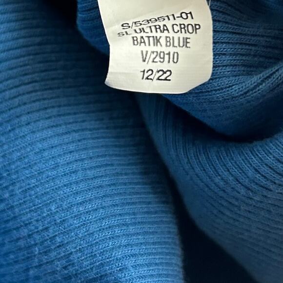 Old Navy XXL Batik Blue Cropped Tank Top Women's - Picture 5 of 6